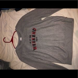 Long sleeve fleece shirt